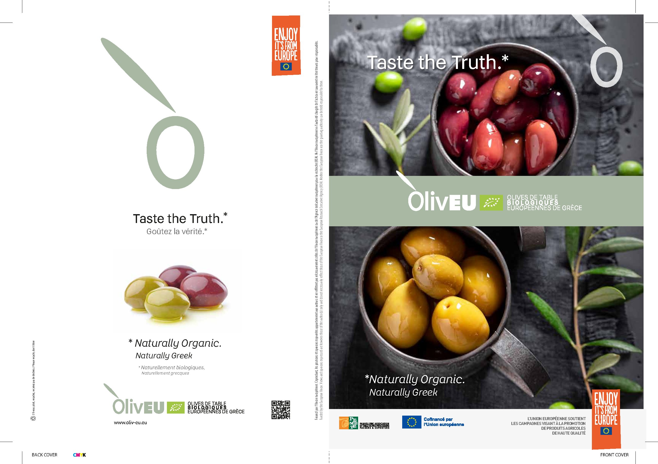 Français — English brochure page